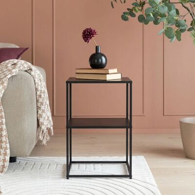 Baron sivupöytä 37x34x65 cm musta